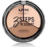 NYX Professional Makeup 3 Steps to Sculpt Paleta do makijażu 15 g Nr. 01 - Fair