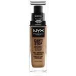 NYX Professional Makeup Can't Stop Won't Stop 24-Hour Foundation podkład w płynie 30 ml Nr. 14 - Golden Honey