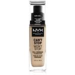 NYX Professional Makeup Can't Stop Won't Stop 24-Hour Foundation podkład w płynie 30 ml Nr. 6.3 - Warm Vanilla