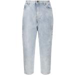 Niebieskie Proste jeansy w stylu casual dżinsowe marki PINKO 