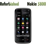 Odnowiona oryginalna Nokia 5800 XpressMusic 3,2" GPS WIFI radio FM Symbian 9.4 telefon komórkowy