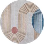 Przecenione Wielokolorowe Dywany okrągłe o średnicy 80 cm marki vitaus 