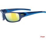 Okulary Uvex Sportstyle 211 niebieskie z szybą mirror yellow 2021
