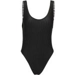 Czarne Stroje kąpielowe jednoczęściowe damskie marki Calvin Klein w rozmiarze XL 