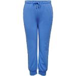 Niebieskie Spodnie dresowe damskie sportowe marki ONLY w rozmiarze XL 