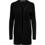 Czarne Swetry rozpinane damskie z długimi rękawami marki ONLY w rozmiarze S 