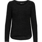 Czarne Swetry z okrągłym dekoltem damskie marki ONLY w rozmiarze XS 