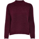 Burgundowe Swetry damskie marki ONLY w rozmiarze L 