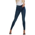 Niebieskie Jeansy z wysokim stanem damskie Skinny fit marki ONLY Royal w rozmiarze M 