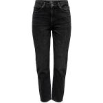 Czarne Jeansy z wysokim stanem damskie marki ONLY 