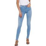 Niebieskie Jeansy z wysokim stanem damskie Skinny fit marki ONLY Royal w rozmiarze XS 