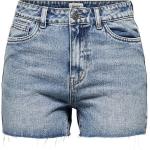 Niebieskie Krótkie spodnie damskie dżinsowe marki ONLY 