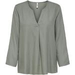 Zielone Bluzki damskie z krótkimi rękawami marki ONLY w rozmiarze S 