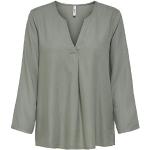 Zielone Bluzki damskie z krótkimi rękawami marki ONLY w rozmiarze XS 