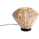 Przecenione Beżowe Lampy w stylu orientalnym drewniane marki Qazqa - gwint żarówki: E27 