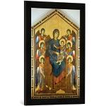 Czarne Obrazy z motywem aniołów marki Kunst für Alle Cimabue 