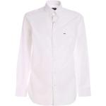 Białe Koszule męskie w stylu casual z popeliny marki PAUL & SHARK w rozmiarze XL 