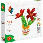 Origami 3D 501829 - 3D origami kwiat doniczkowy -