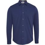 Niebieskie Koszule eleganckie w stylu casual dżinsowe marki Tommy Hilfiger w rozmiarze M 