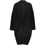 Czarne Płaszcze eleganckie marki RICK OWENS w rozmiarze uniwersalnym 