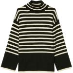 Czarne Swetry oversize w paski bawełniane marki Marc O'Polo w rozmiarze XS 