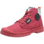 Czerwone Sneakersy damskie z poliestru marki Palladium Pampa w rozmiarze 42 