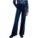 Niebieskie Jeansy Bootcut damskie dżinsowe marki Desigual w rozmiarze XS 