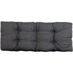Czarne Poduszki do siedzenia tapicerowane gładkie - 1 sztuka marki Patio 