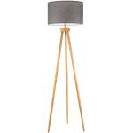 Szare Lampy w nowoczesnym stylu drewniane - gwint żarówki: E27 