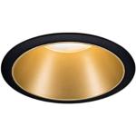 Złote Lampy sufitowe okrągłe marki Paulmann - gwint żarówki: GU10 