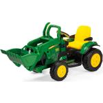 Zielone Autka do zabawy z motywem traktorów marki Peg-Pérego 