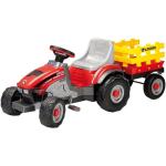 Czerwone Autka do zabawy z motywem traktorów marki Peg-Pérego 