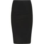Czarne Spódnice ołówkowe damskie eleganckie z poliestru marki NORMA KAMALI w rozmiarze M 