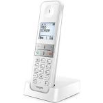Telefon bezprzewodowy Philips D4701W/34 Biały Czarny