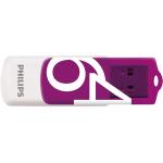 Philips Pamięć Flash USB 2.0 Vivid, 64 GB, 2 szt., biało-fioletowa