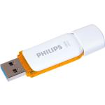 Philips Pamięć Flash USB 3.0 Snow, 128 GB, biało-pomarańczowa