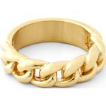 Złote pierścionki męskie stalowe marki LUCLEON 