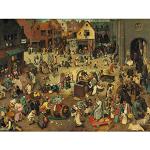 Pieter Bruegel Fight Between Carnival Lent malarst