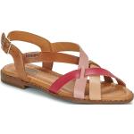 Przecenione Brązowe Sandały skórzane damskie na lato marki Pikolinos w rozmiarze 36 - wysokość obcasa do 3cm 