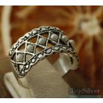 pina - srebrny pierścionek z perłami