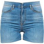 Niebieskie Szorty jeansowe damskie marki PINKO 