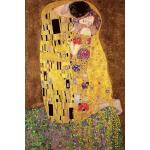 Plakat z akcesoriami Gustav Klimt The Kiss wielokolorowy