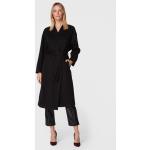 Przecenione Czarne Płaszcze wiosenne damskie marki Sisley w rozmiarze XL 