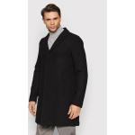 Przecenione Czarne Płaszcze zimowe męskie marki Selected Selected Homme w rozmiarze XL 