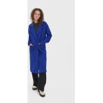 Przecenione Niebieskie Płaszcze zimowe damskie marki Vero Moda w rozmiarze L 
