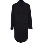 Czarne Płaszcze wełniane męskie eleganckie wełniane marki Etro w rozmiarze L 