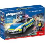 Resoraki Porsche marki Playmobil o tematyce policji 