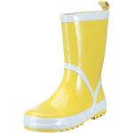 Żółte Wysokie kalosze dla dzieci wodoodporne marki Playshoes w rozmiarze 23 