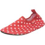 Czerwone Klapki antypoślizgowe dla dzieci sportowe marki Playshoes w rozmiarze 21 