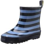 Błękitne Wysokie kalosze dla dzieci wodoszczelne eleganckie marki Playshoes w rozmiarze 18 